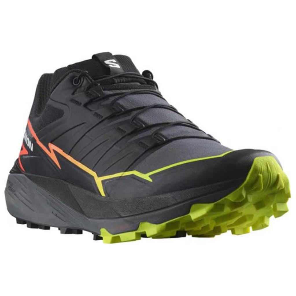 SALOMON Thundercross Comfortable Non-Slip Durable Low-Top Running Shoes Men Sneaker Black 472954