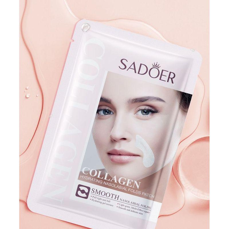 SADOER - Подтягивающая маска для носогубных складок с коллагеном
