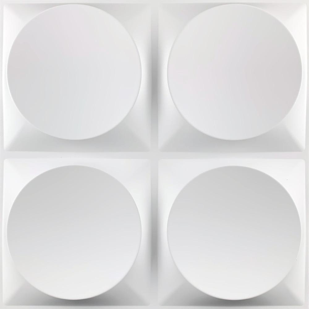 Белая 3D стеновая панель Пенокирпич Фоновые обои Потолок ванной комнаты