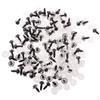 100 Pcs Plastic Safety Eyes Animal Dolls Crafts with Buckle Washer