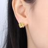 Orstarry S925 Silver Gold Classic Knot Stud Earrings For Lady S925 Jewelry Party Anniversary Trendy Gifts