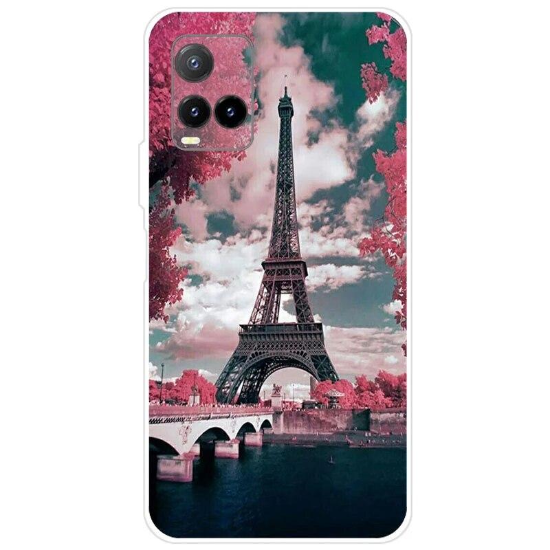 For Case 2021 Vivo Y21 For Vivo Y21s Y33s Soft Case Silicon Phone Back Cover For Vivo Y 21 S 21s Vivoy21 Black Tpu Case 651inch