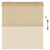 Roller Blind Natural 140 x 160 cm Bamboo