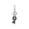 PAndora 793084c00 PAndora Me Keyhole Heart Mini Pendant And Dangle Silver Charm