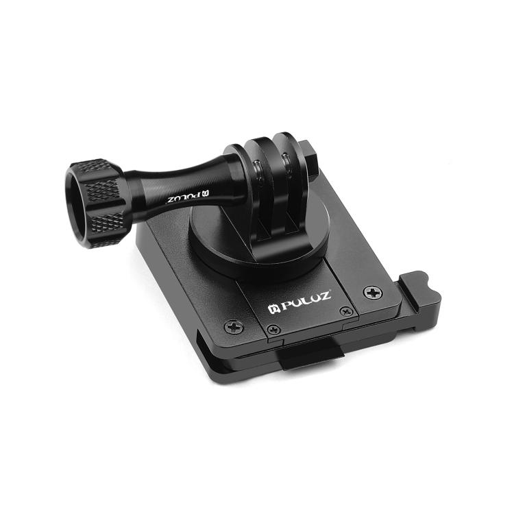 Алюминиевый быстросъемный кронштейн PULUZ для крепления на шлем NVG для GoPro и других экшн-камер (черный)