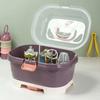 Маленькая/большая сушилка для детских бутылочек с крышкой, органайзер для детских бутылочек, для путешествий на открытом воздухе