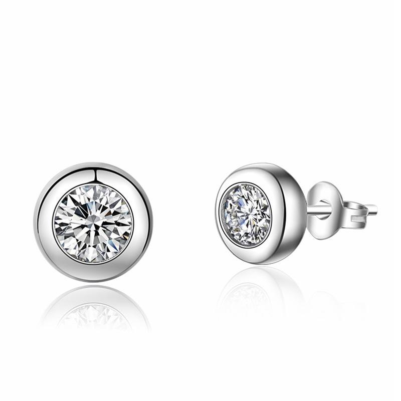 925 Sterling Silver Hot Snake AAA Zircon Stud Earrings for Women Exquisite Student Girlfriend Jewelry Accessories Wedding Party