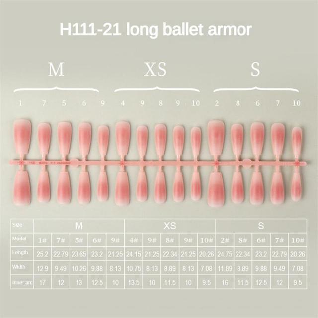 Около 27,5*11 см накладные ногти размазанные доспехи дизайн ногтей готовые накладные ногти розовый акриловый материал 14 стилей фишек для ногтей