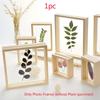 DIY Wedding Decor Fashion Vintage Wooden Plant Specimen Picture Holder Photo Frame