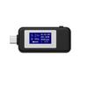 Цифровой тестер USB C в реальном времени с измерителем напряжения и тока для мониторинга мощности и емкости, таймер безопасности для предотвращения перезарядки