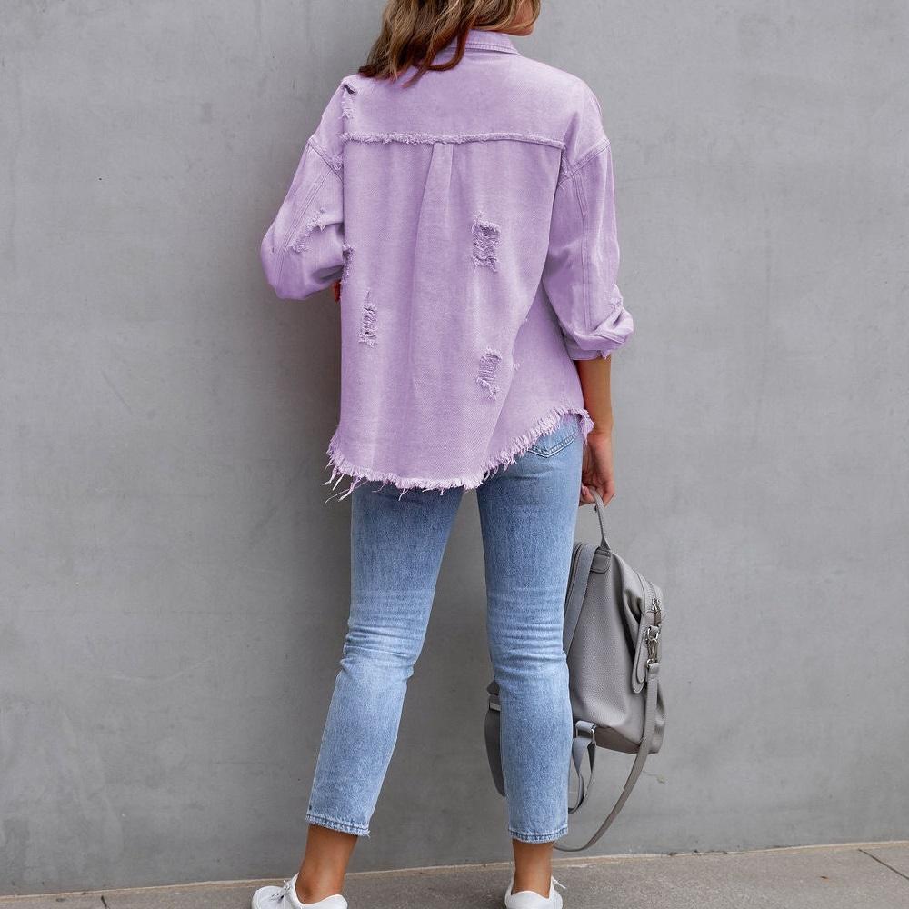 Женские осенне-весенние джинсовые куртки с длинным рукавом, однобортные винтажные джинсы, кардиганы, пальто, женская повседневная свободная верхняя одежда, топы