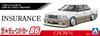 Aoshima Bunka Kyozai The Tuned Car Series Toyota Insurance UZS131 Crown 1989 Пластиковая модель 1/24 №86