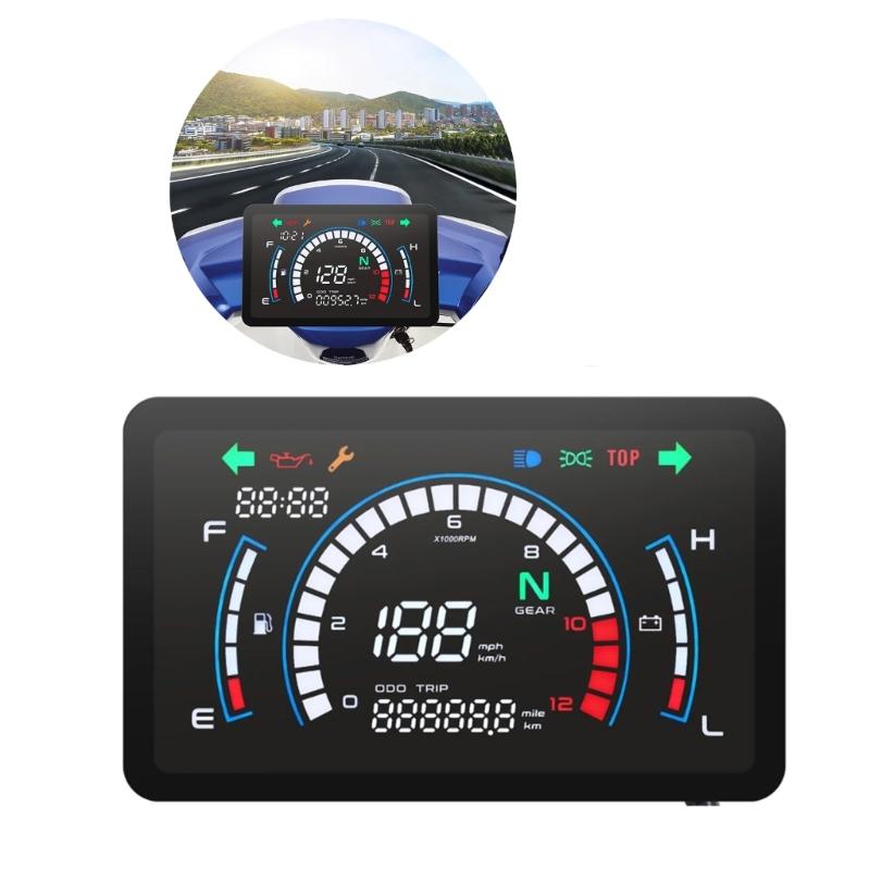Универсальный мотоциклетный спидометр цифровой измеритель скорости тахометр приборная панель прибор для EX5 Dream/EX5 Ipowed