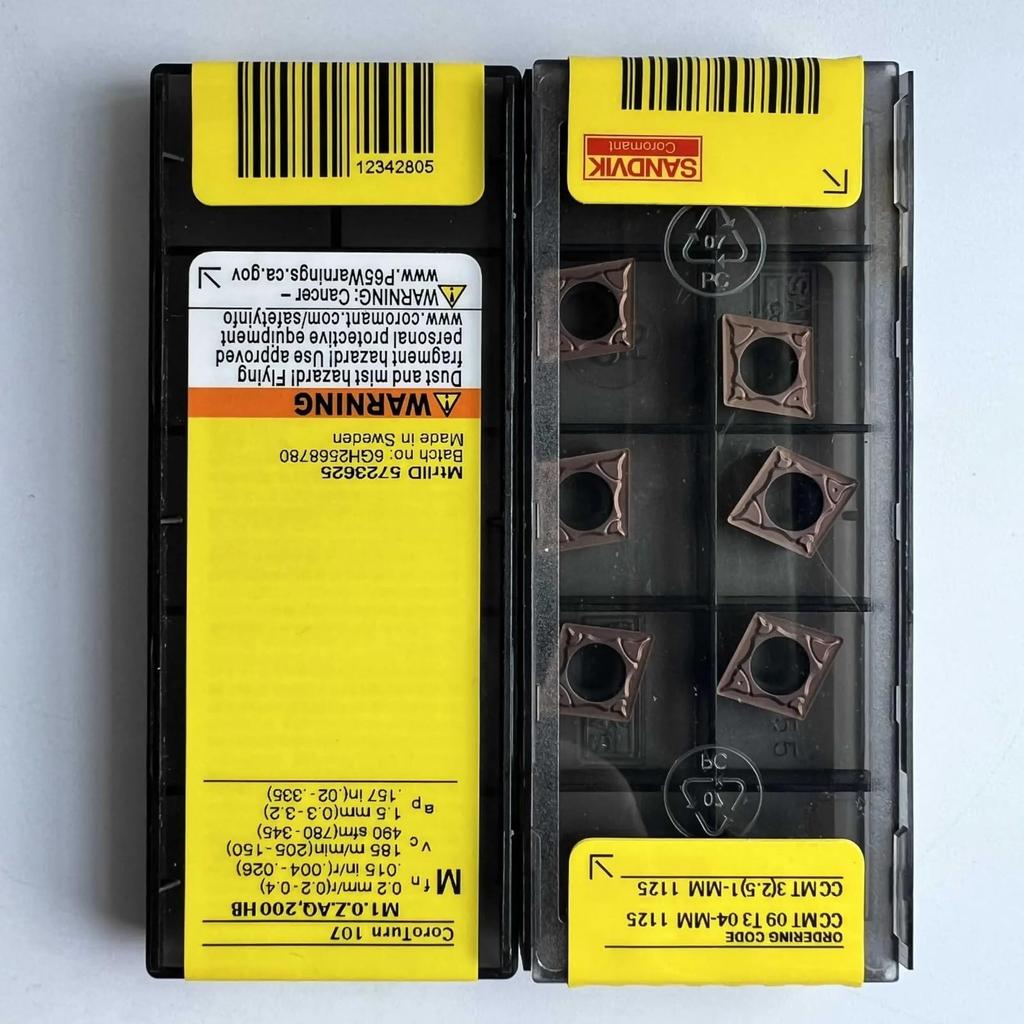 CCMT09T304-MM 1125 / Промышленные сменные твердосплавные пластины 10 шт.