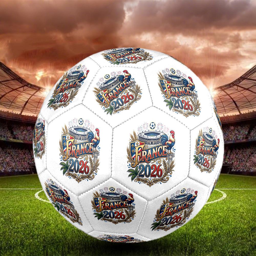France 2026 Football Championship Size 5 Soccer Football Machine Sewn Outdoor Universal Football Soccer Accessory