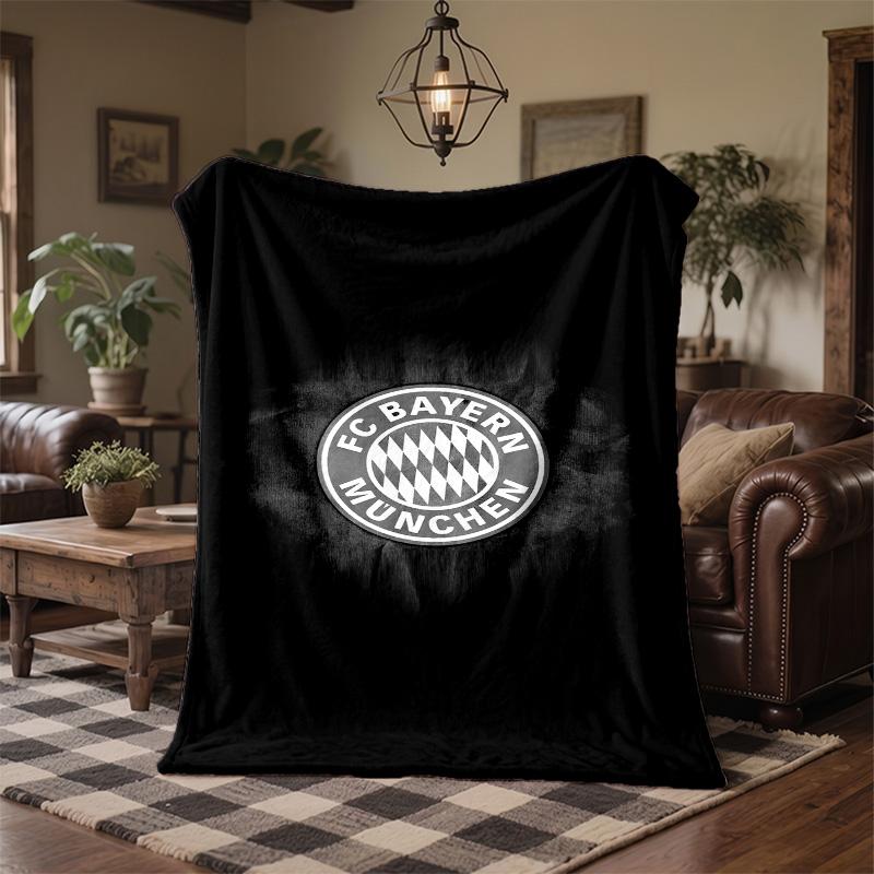 Bayern Munich Print Flannel Blanket Soft Warm Sofa Bed Throw Blanket For Home Office Bedroom