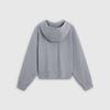 Gap Женский hooded кардиган из вафельного трикотажа с жаккардовым узором и логотипом