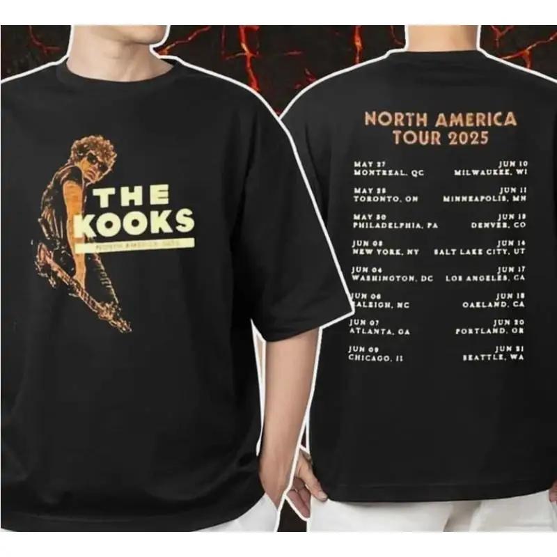 The Kooks North America Tour 2025 With Dates Backprint T Shirt