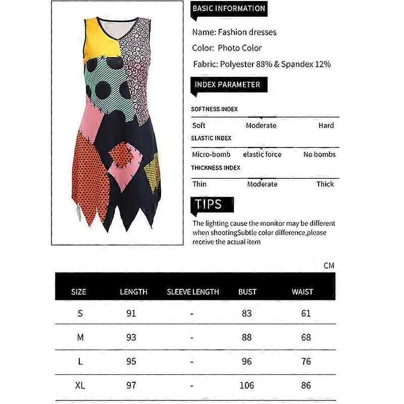 Sleeveless Christmas Adult Costume Dress