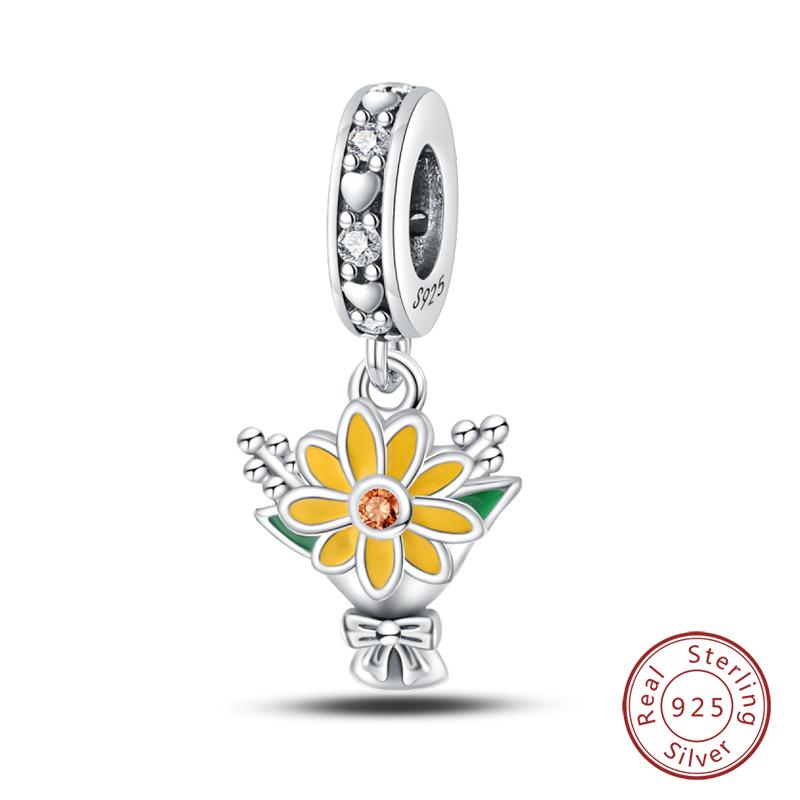 100% Медь Бабочка Фея Мечта Океан Ракушка Жемчужина Русалка Морская Черепаха Подсолнух Шармы Бусины Подходят для Браслетов Qikaola