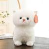 Adorable Plush Budou Cat Stuffed Doll Soft Cat Cuddly Toy Perfect Gift For Girls