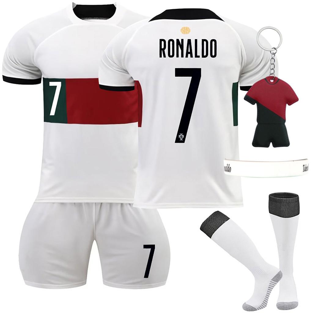 22/23 Portugal Home/Away Jerseys Children's Football Training Suit Set