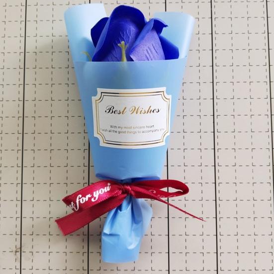 Мини-мыло для ароматерапии с ароматом букета роз, искусственный стабилизированный цветок розы, подарки на День святого Валентина для женщин, девушки, мамы, жены