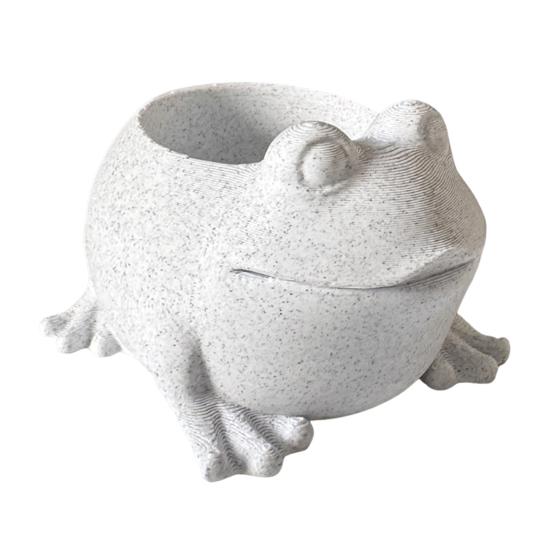 3D-печатный горшок-лягушка для растений, для дома и улицы, форма животного, для суккулентов, трав, цветов, контейнер, украшение для дома, балкона, сада