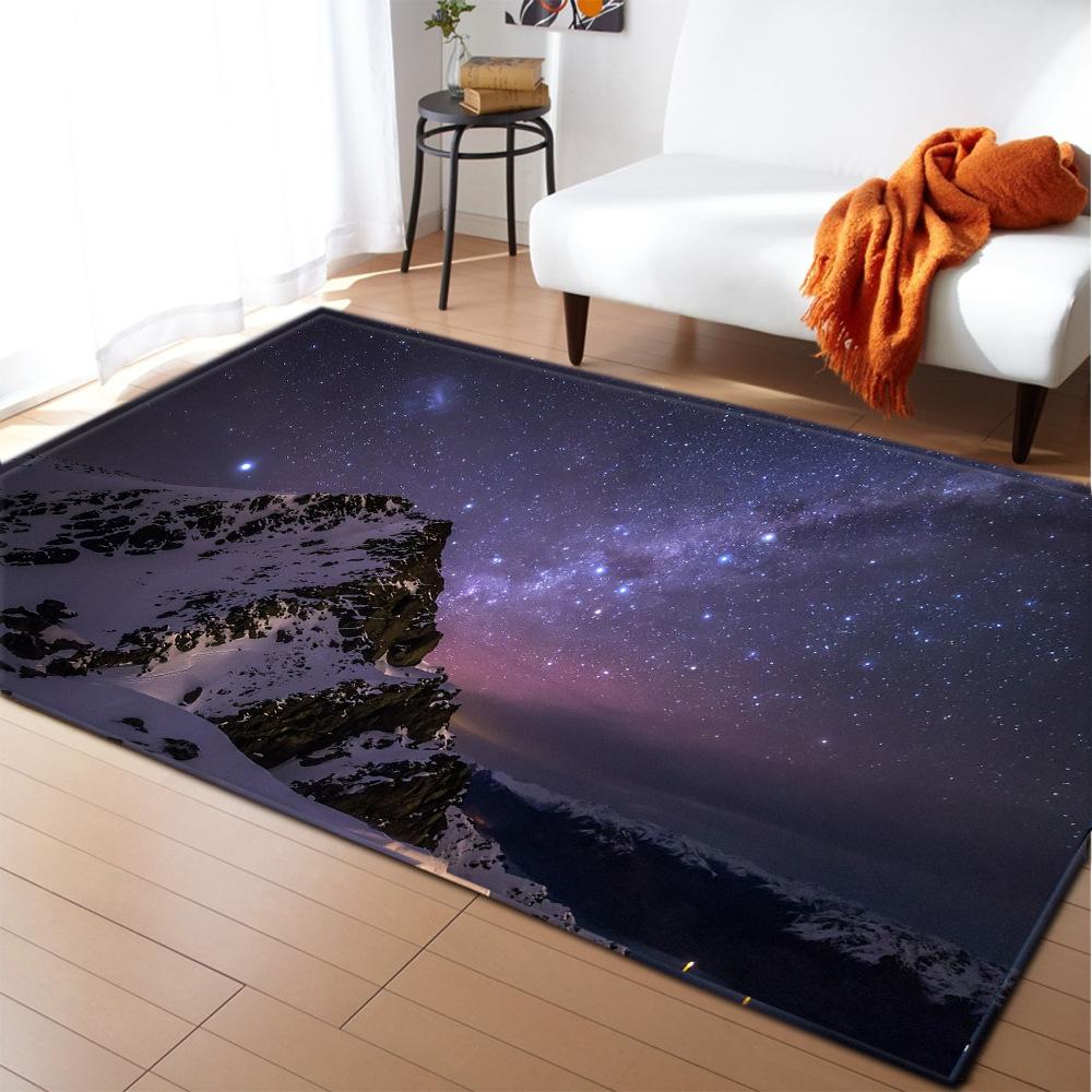 Ковер в гостиную Galaxy, Космические планеты, Ковер с дирижаблем, Ковер для спальни мальчика, Коврик для игр для детей, Мягкий коврик на пол из пены с памятью