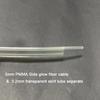 5mX Skirt Side Glow Cable & Skirt Tube Is Separate Plastic PMMA Fiber Optic Cable For Car Lighting