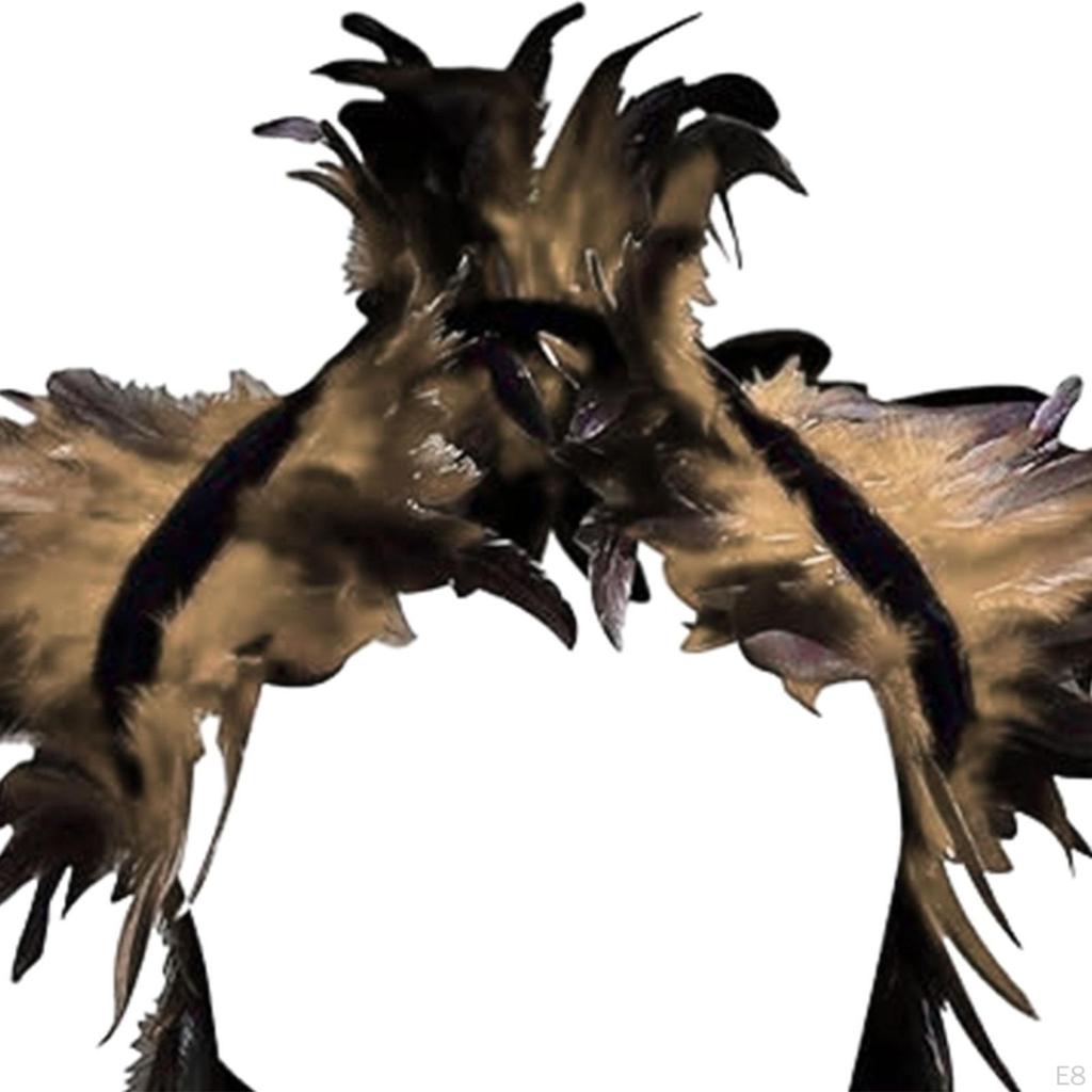 Перьевая накидка, украшение для праздничного женского наряда