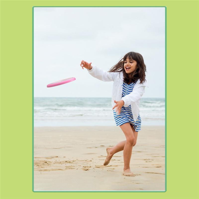 Cartoon Children Professional Hand Throwing Soft Frisbee Pet Frisbee Outdoors Competitive Motion Sports Toy Gift