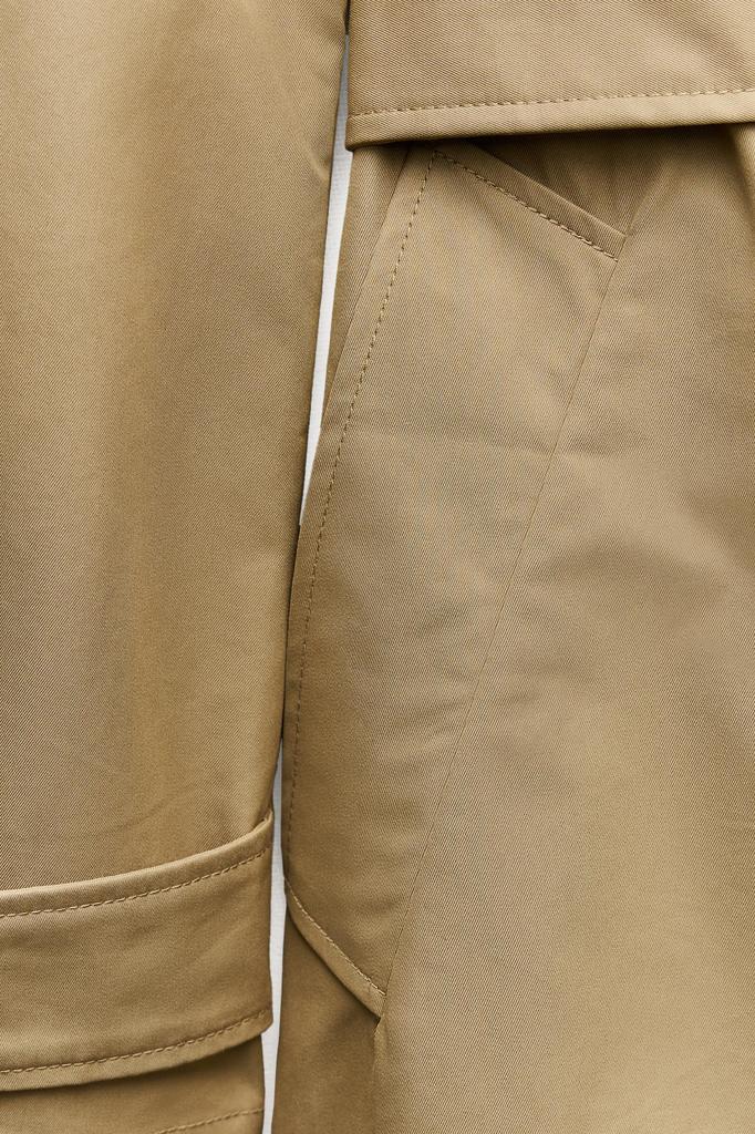 УКОРОЧЕННЫЙ ТРЕНЧ ZW COLLECTION С ПОЯСОМ