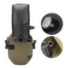 Foldable AntiNoise Earmuffs Soundproof Ear Defenders Protection for Working Hunting(Military Green )