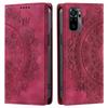Для Xiaomi Redmi Note 10S 4G, 10 4G, POCO M5s, чехол-бумажник с откидной крышкой из ПУ кожи с тиснением "Мандала", с магнитной застежкой
