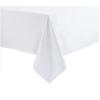 Nappe - Rectangulaire - 145 X 200 Cm - 100% Polyester - Blanc