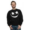 Disney Mens Nightmare Before Christmas Jack´s Face Bold Sweatshirt