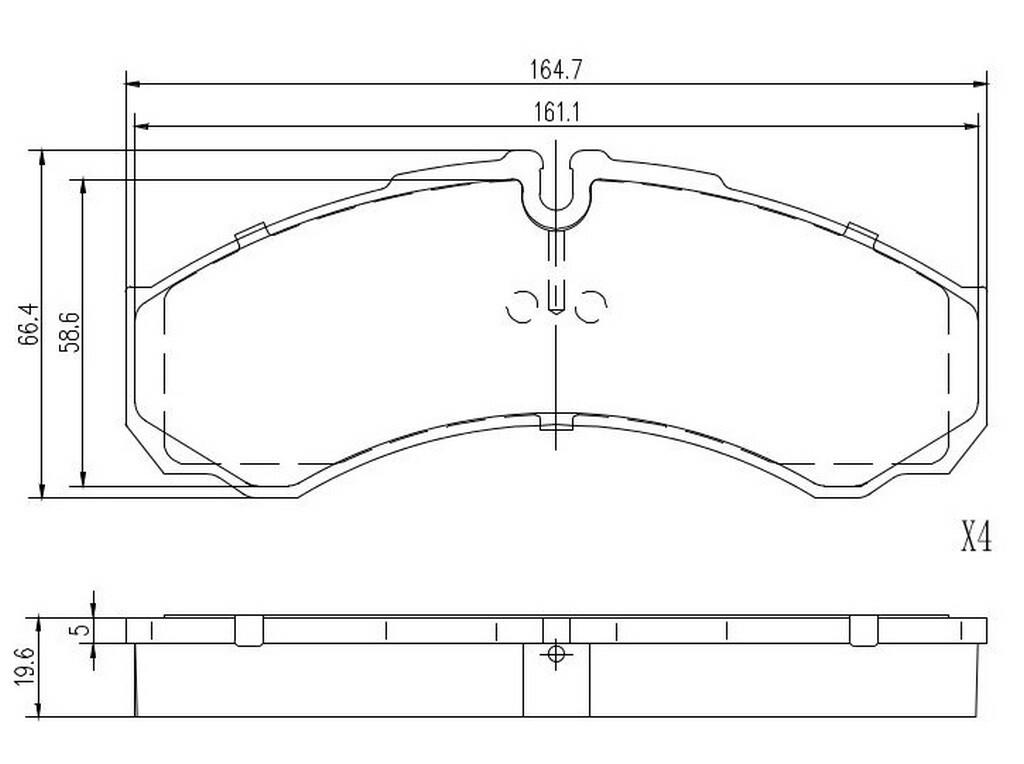 Ft29121 Fast Brake Pads Rear Without Sensor