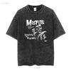 Винтажная футболка Misfits Legacy Of Brutality Черная Панк-Рок Группа 90-х Размер XL длинный или короткий рукав винтаж Постиранная уличная одежда