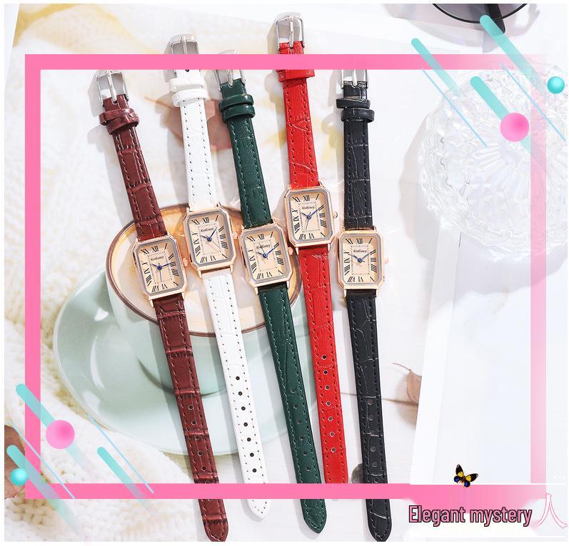 Женские водонепроницаемые прямоугольные часы - Корейский стиль, трендовые и популярные в TikTok