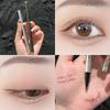 Small Silver Tube Eyeliner Black Dark Brown Berry Red Color Liquid Eyeliner Liquid Lying Silkworm Shadow Pen Suitable for Novice