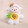 Penguin Sheep Design Plush Doll Keychain Pendant Soft Portable Mini Doll Hanging Ornament Bag