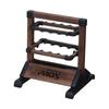 PROX PX316M8 Aluminum Rod Stand, Wood Grain Finish, Holds 8 Rods
