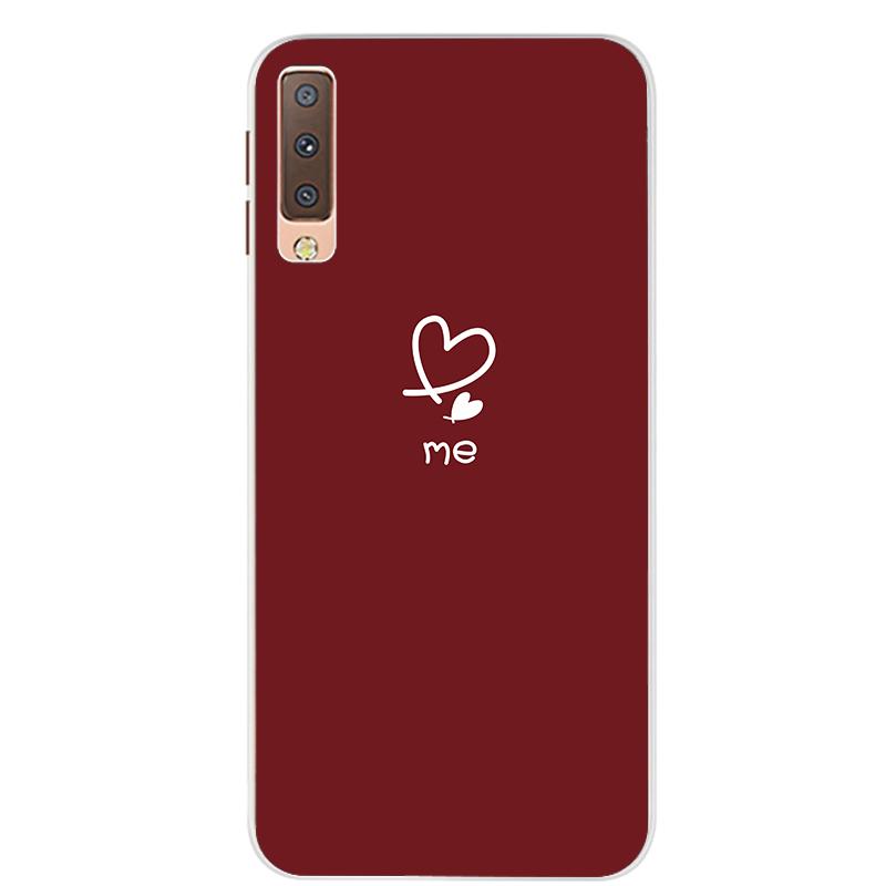 Чехлы для Samsung Galaxy A7 2018, силиконовый цветной чехол для телефона, чехол для Samsung A7 2018 A750 A750F, защитный корпус 6,0 дюймов