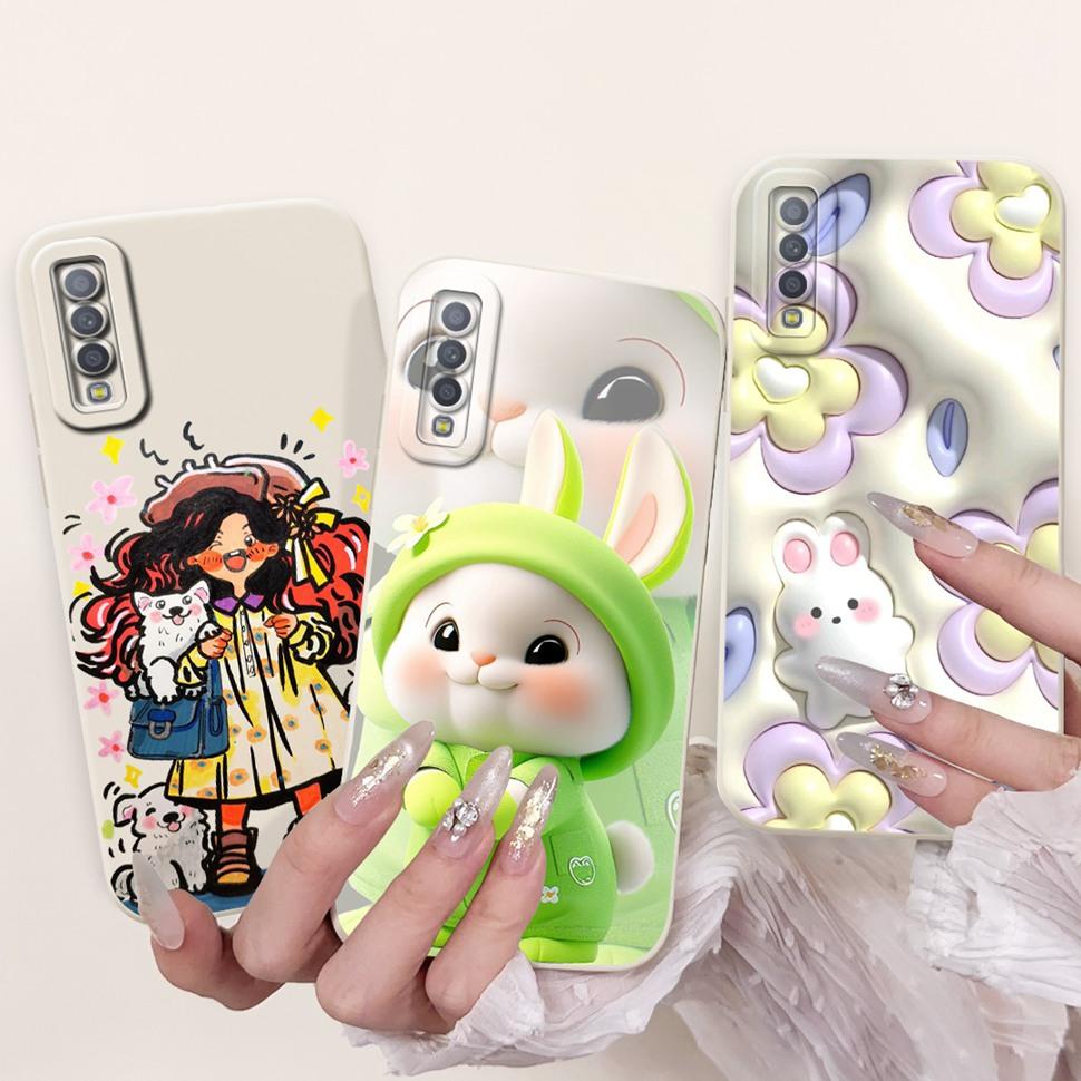 Cute Patterned Case for Samsung A7 2018 Cover SM-A750F Soft Silicone TPU Cases for Samsung Galaxy A 7 A7 2018 Phone Bumper