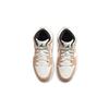 Air Jordan 1 Mid SE PS Brushstroke Paint Splatter Kids Sneakers White Sail Cider DA8007-100