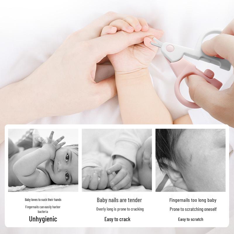 Professional Anti-Pinch Baby Nail Clippers for Newborns and Infants
