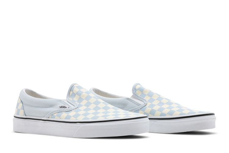Men's Sneakers Vans Classic Slip-On 'Checkerboard - Ballad Blue'