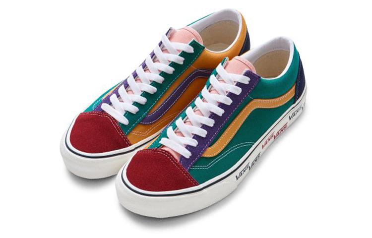 Vans Стиль 36 Красный/Синий/Зеленый VN0A54F66T6