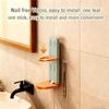 Wall Mounted Shower Rack Foldable Shampoo Bottle Holder Multi-Purpose Body Wash Storage Rack